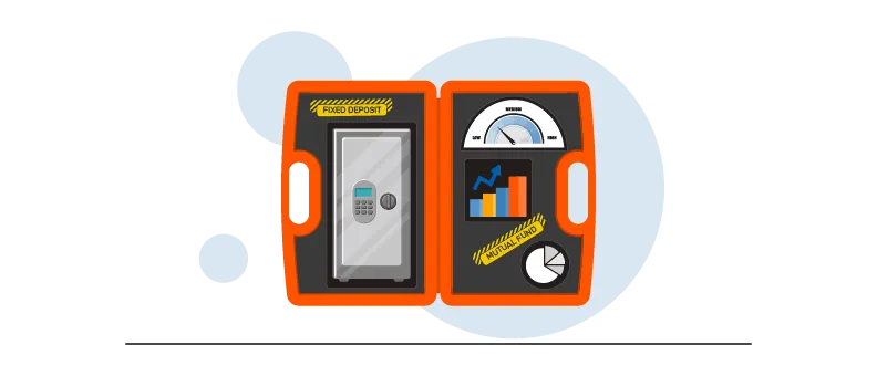 fixed deposit vs mutual funds