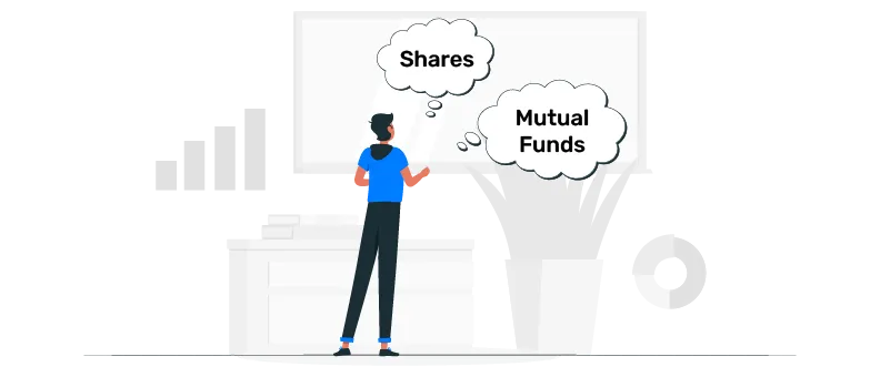 liquidity difference between shares and mutual fund