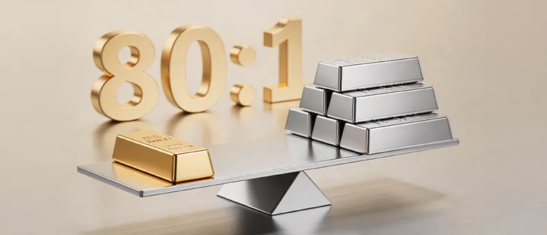 Gold/silver ratio explained
